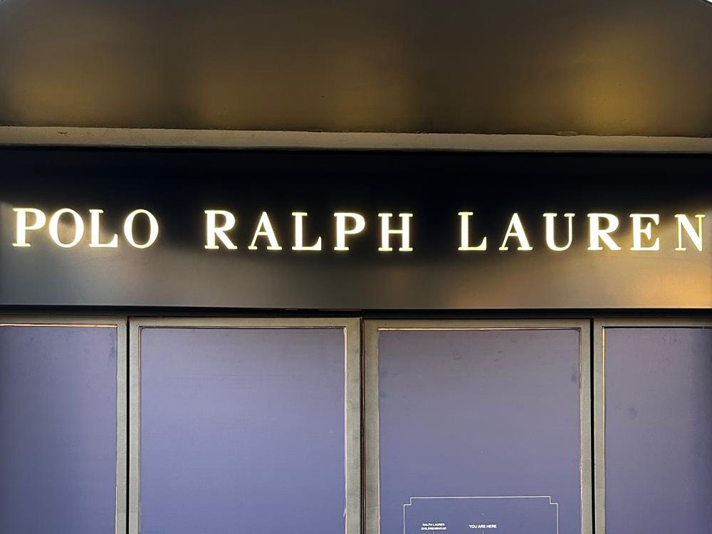 Rótulo de Fachada Ralph Lauren